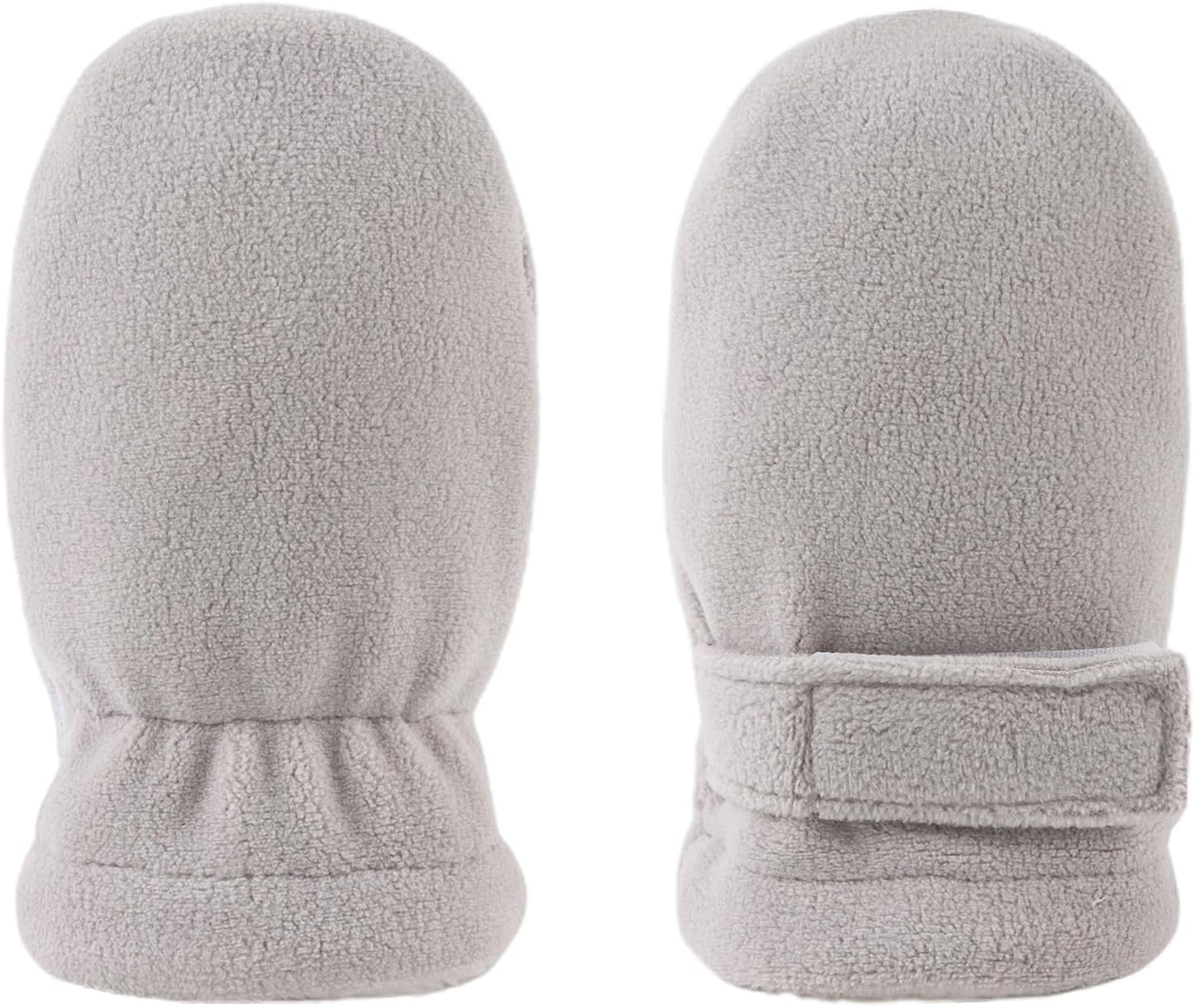 Newborn Baby Mittens Toddler Winter Warm Fleece Lined Gloves No Scratch Adjustable Mitten for Infant Boys Girls