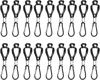 WerkWeit 18Pack Glove Clips Glove Grabber Clip Holder Work Safety Clip Glove Keeper Glove Hanging Buckle Accessories Work Clips for Belt Loop Non Slip and Windbreak
