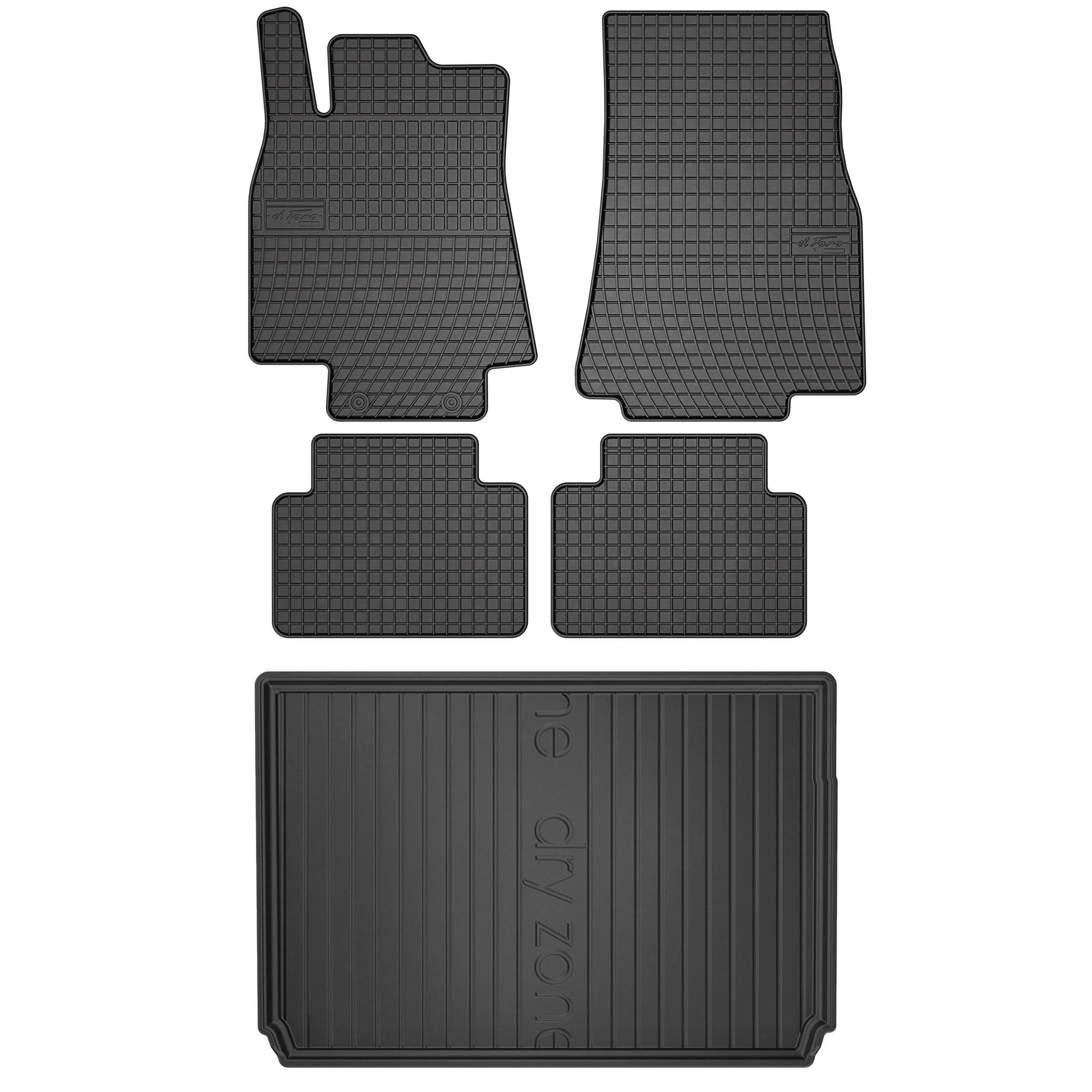 MOTOS Gummimatten Auto Fussmatte passend für Mercedes-Benz A-Klasse W169 2004-2012 Hatchback, oberer Laderaumboden, mit zusätzlichem Reserverad Verbessern Sie Ihren Reisekomfort mit Antirutschmatte Au