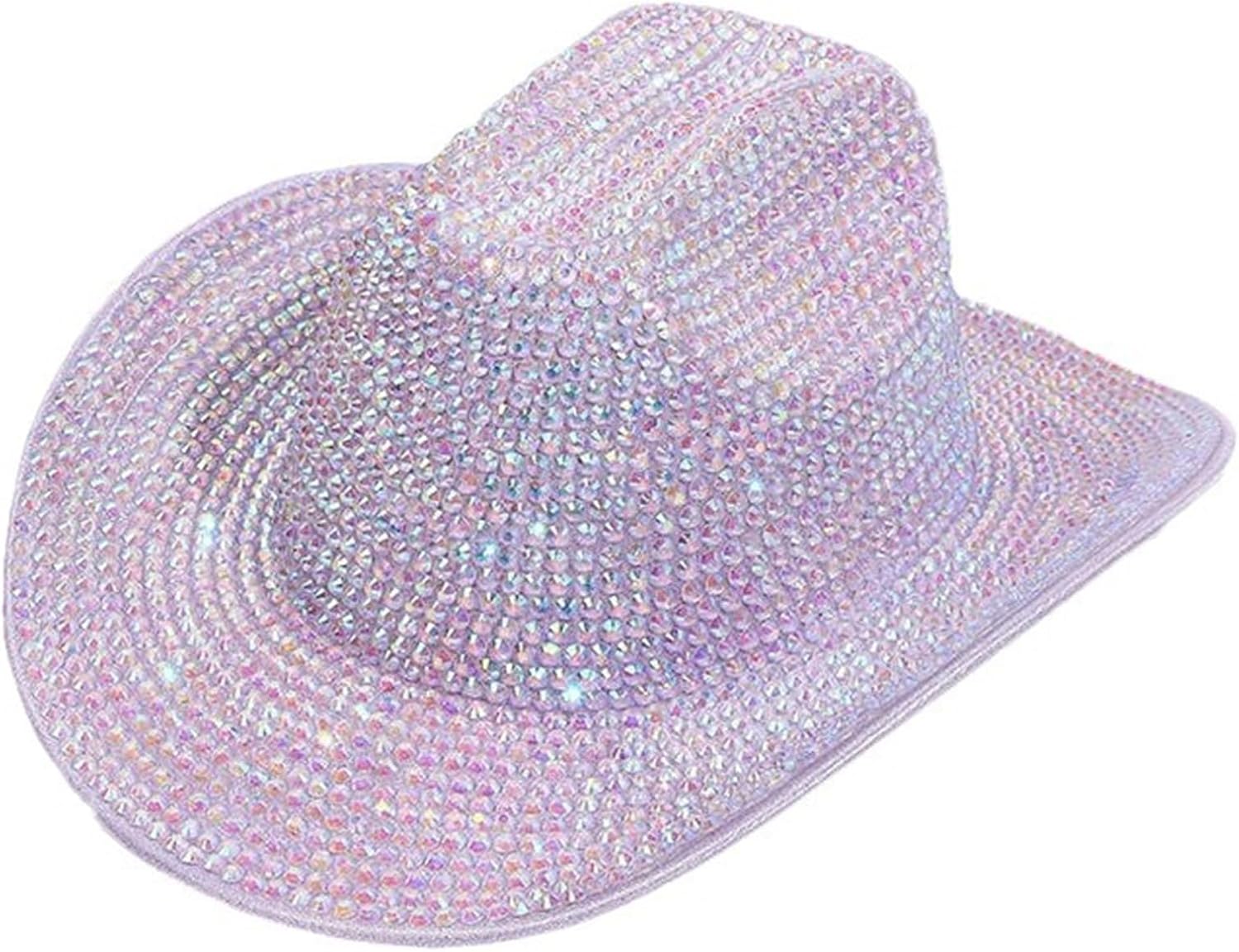 Eye-catching Fedoras Heavy Crystal Panama Hat Surprise Girl Bride for Carnivals Music Festival Fedoras