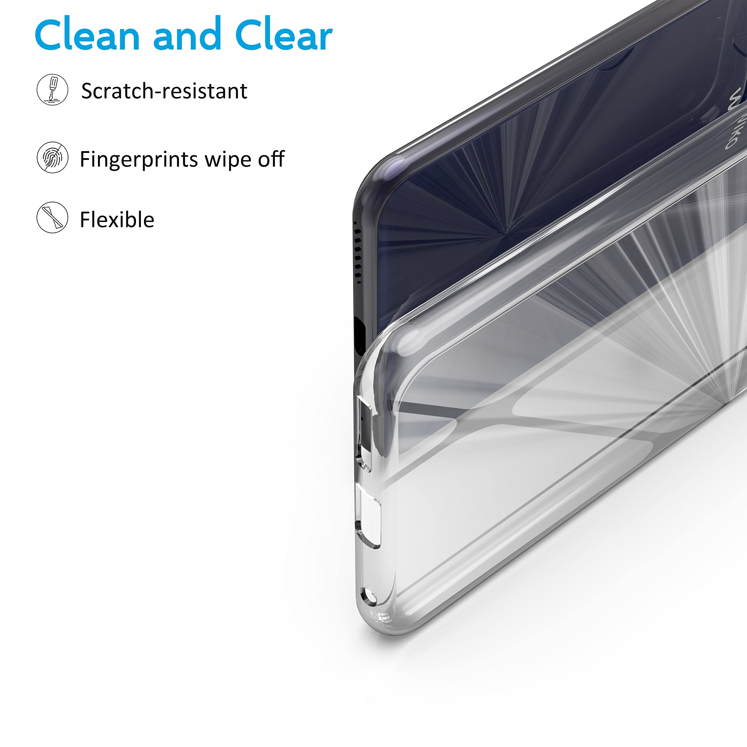 N NEWTOP Custodia TPU Trasparente Per WIKO VIEW 3 PRO - Morbida, Ultrasottile, Anti Graffio