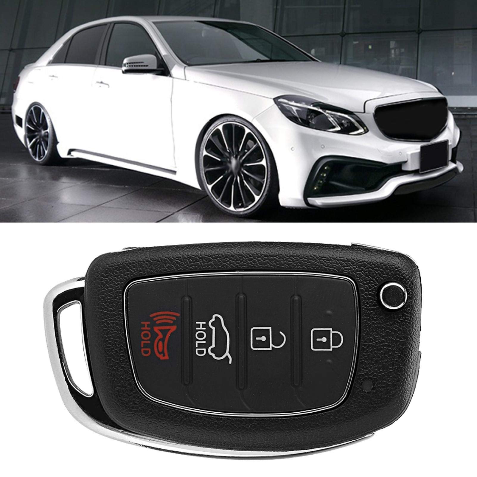 Sostuzione della custodia chiave Flip a 3 pulsanti RFC per Hyundai I10 I20 I40 IX35 Santa Fe Custodia per chiave remota per auto  34