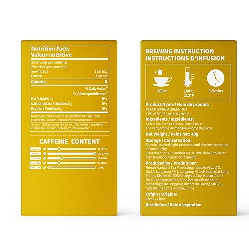 Miniatura 80 de LOOMICA Bolsas de té de cúrcuma y jengibre, sin cafeína, mezcla de hierbas 100% natural, cálida y picante con cúrcuma picante y jengibre para mayor