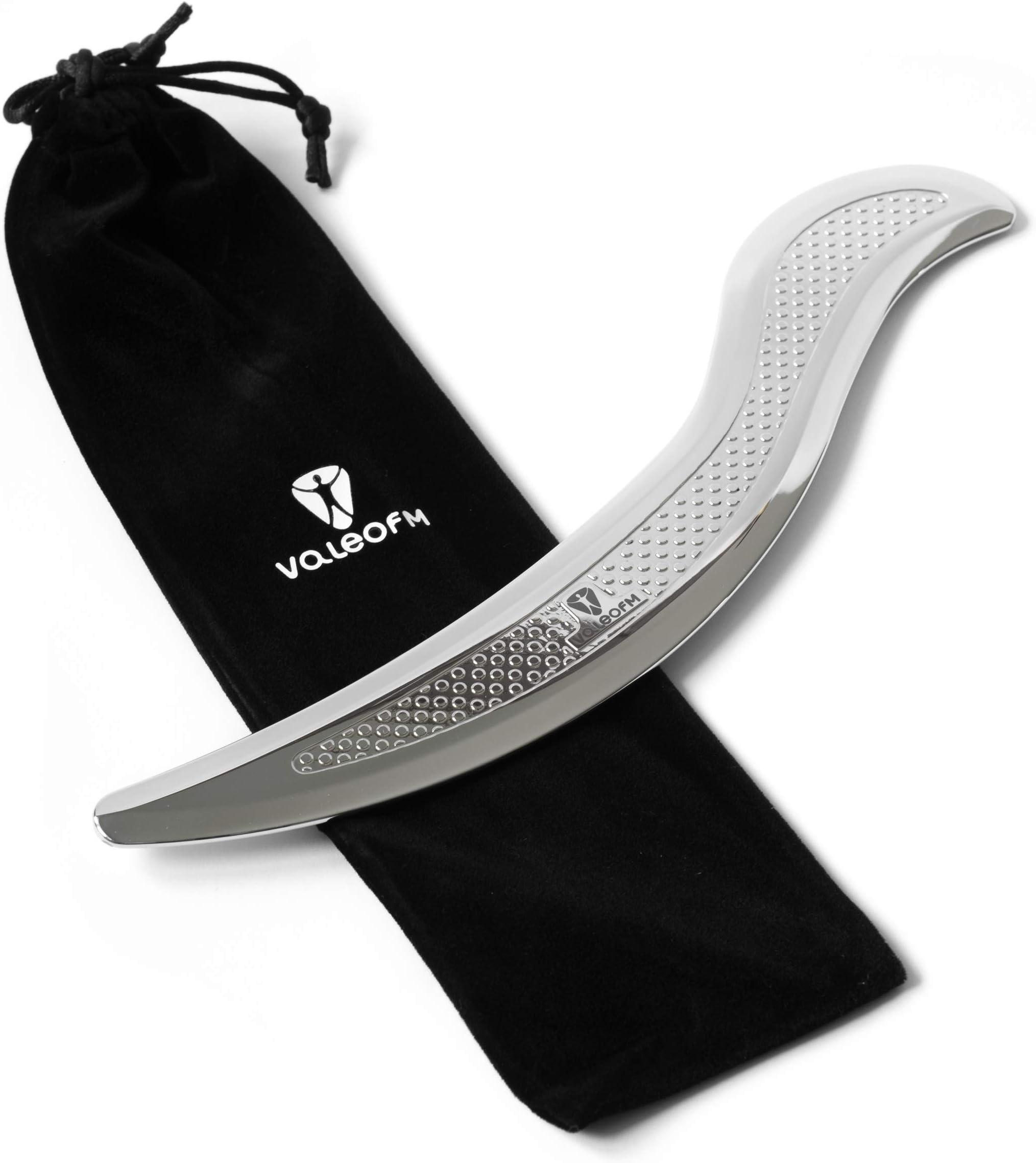 Grippy Stainless Steel IASTM Myofascial Release Tool/Scraper – for Soft Tissue Release, Myofascial Massage