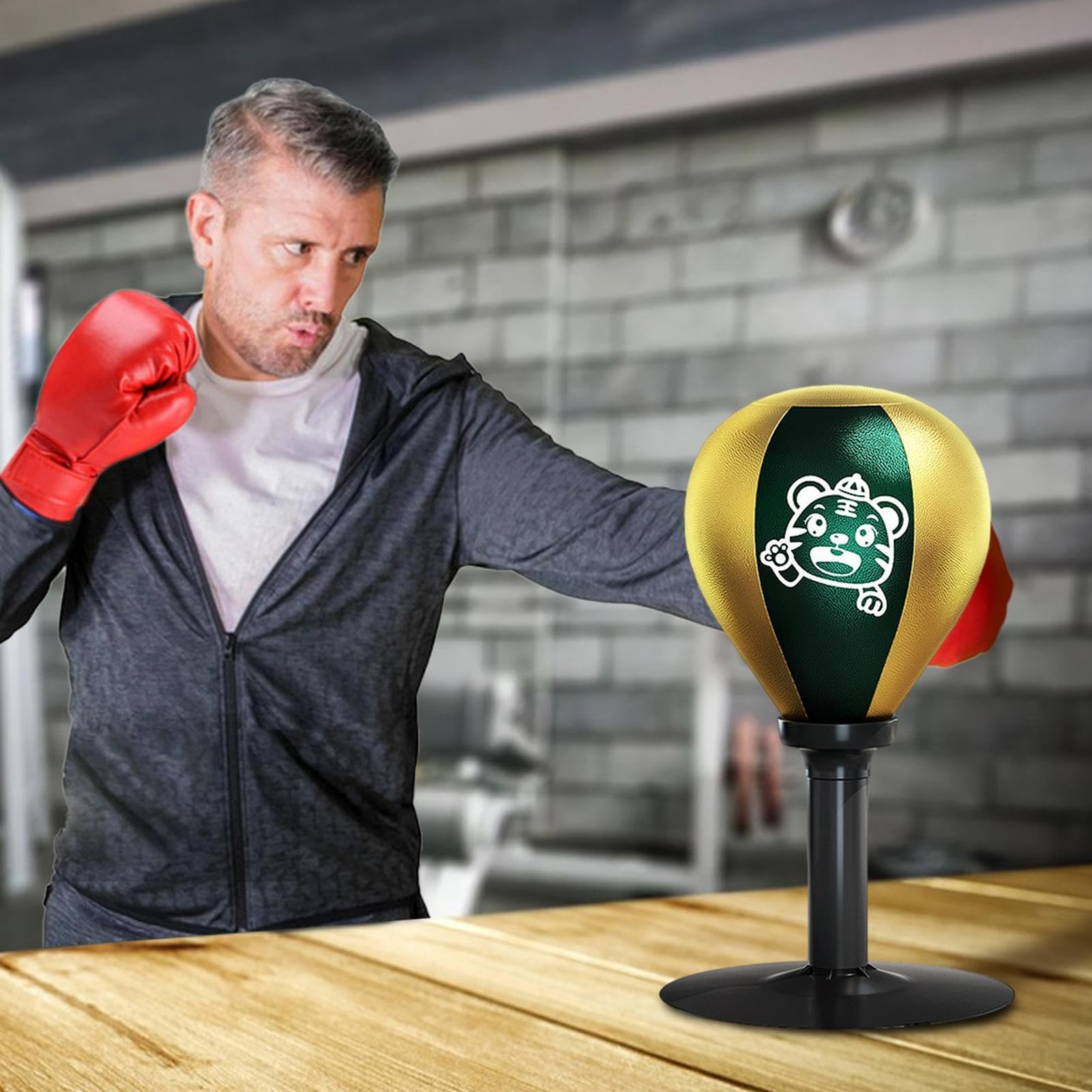Sacco Da Boxe Da Scrivania, Antistress Con Ventosa Per Tavolo Da Ufficio E Banconi Per Bambini Colleghi E Amicib~p220962363