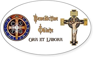 CafePress Benedictine Oblate Sticker Oval Car Bumper Sticker