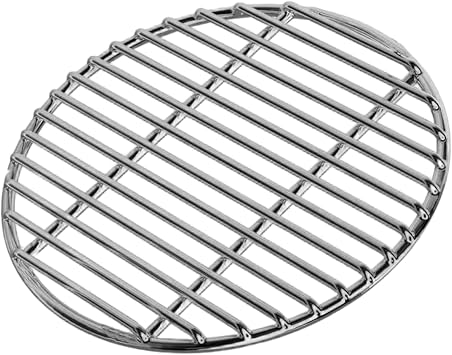 Grill Grates Replacement 16 Inch Stainless Steel Thickened Round Grill Grate Baking Tray for Camping, Picnic, Garden, Round Grate