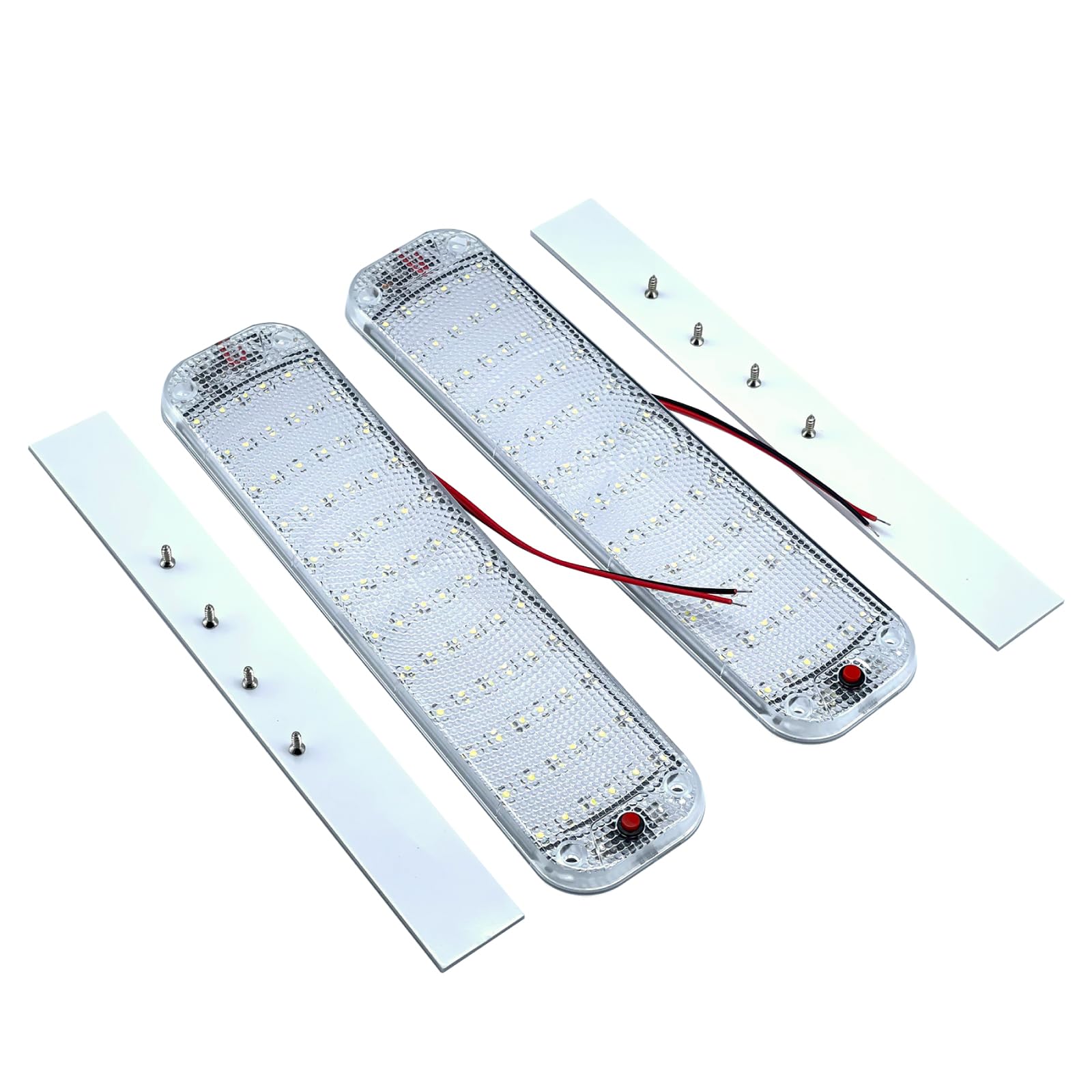 Amazon | Crown Doris LED ルームランプ 汎用 薄型 室内灯 12V COB