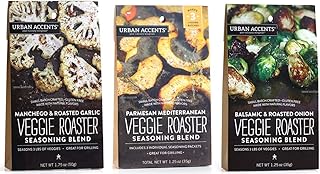Urban Accents All Natural Gluten Free Veggie Roaster Vegetable Seasoning 3 Flavor Variety Bundle: (1) Urban Accents Balsam...