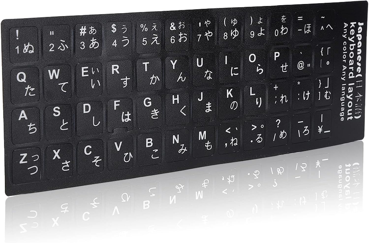 Universal Japanese Keyboard Stickers, Computer Keyboard Stickers Black