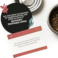 Vista 5 de Flowjo Lista de deseos de cuidado personal - un auténtico juego de atención plena con 100 tarjetas de cuidado personal para adultos - Sal de tu vida