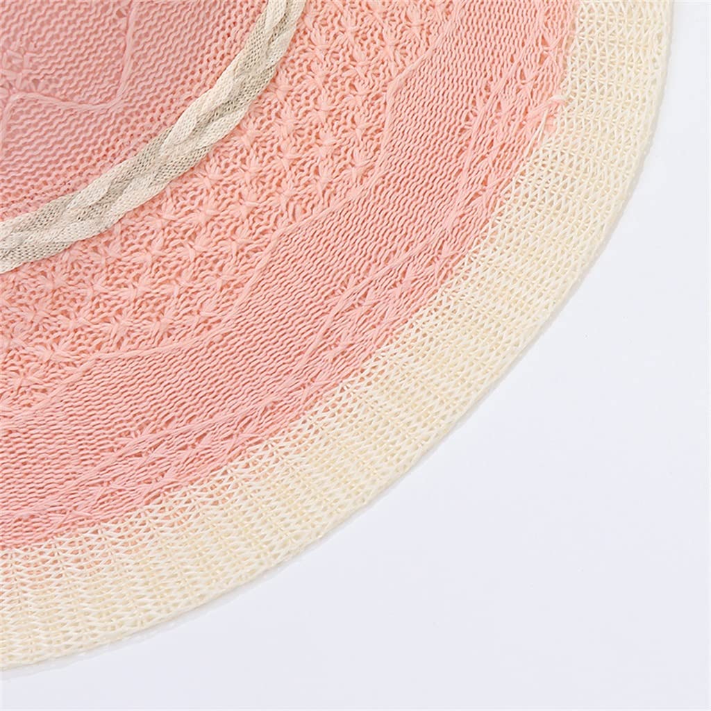 Cappello da Spiaggia Lavorato a Maglia da Donna in Estate, Viaggi all'aperto, ombrellone, Crema Solare, Cappello da Pescatore