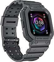 Vista 9 de amBand Compatible para Fitbit Versa 4/3/2 / Fitbit Versa Lite / Fitbit Sense 2 / Correas de Fitbit Sense con estuche, correa protectora para reloj