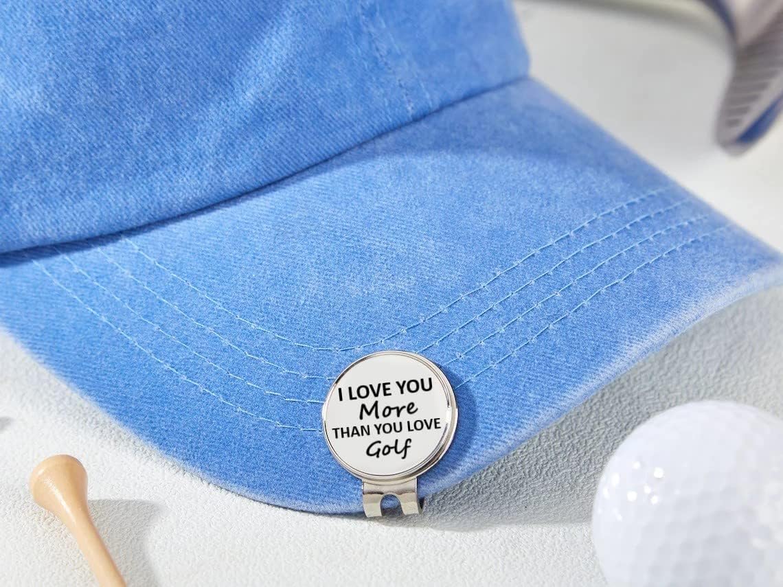Personalized Golf Ball Marker with Hat Clip to Give As Gifts for Golf Enthusiast - Golf Gifts for Golfers Dad and Groomsmen