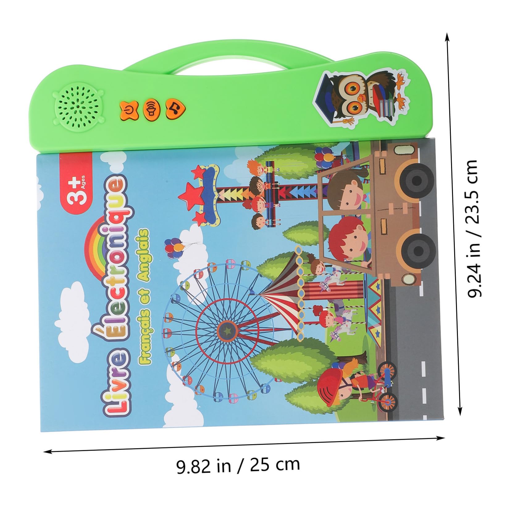 Mikinona Gioco Interattivo Montessori Audio per Ragazzo Ragazza 4-8 Anni in Abs Verde, Stimola Capacità di Apprendimento, per Back To School Party e Compleanni
