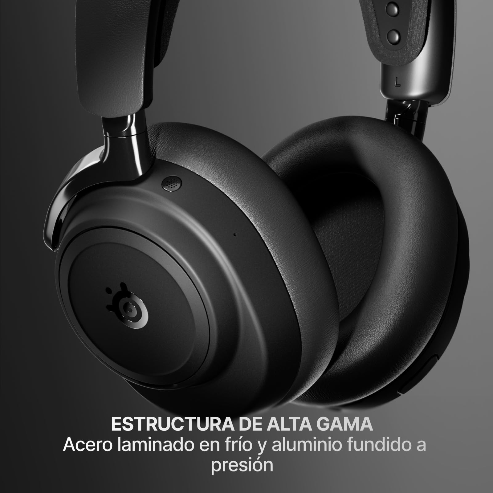 SteelSeries Arctis Nova Elite - Cascos Gaming Inalámbricos - 96kHz/24bits - Fibra de Carbono - CCR - Supresión de Ruido con IA - App - 2,4GHz + BT - Multifuente - OmniPlay PC+PlayStation+Xbox
