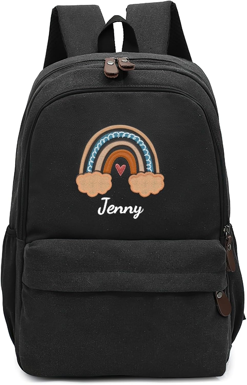 Youltar Backpack for Girls and Boys, Personalized Embroidery cat paw Backpack with Name, Back to School Backpack for Kids, Custom backpack for school outdoors and picnics