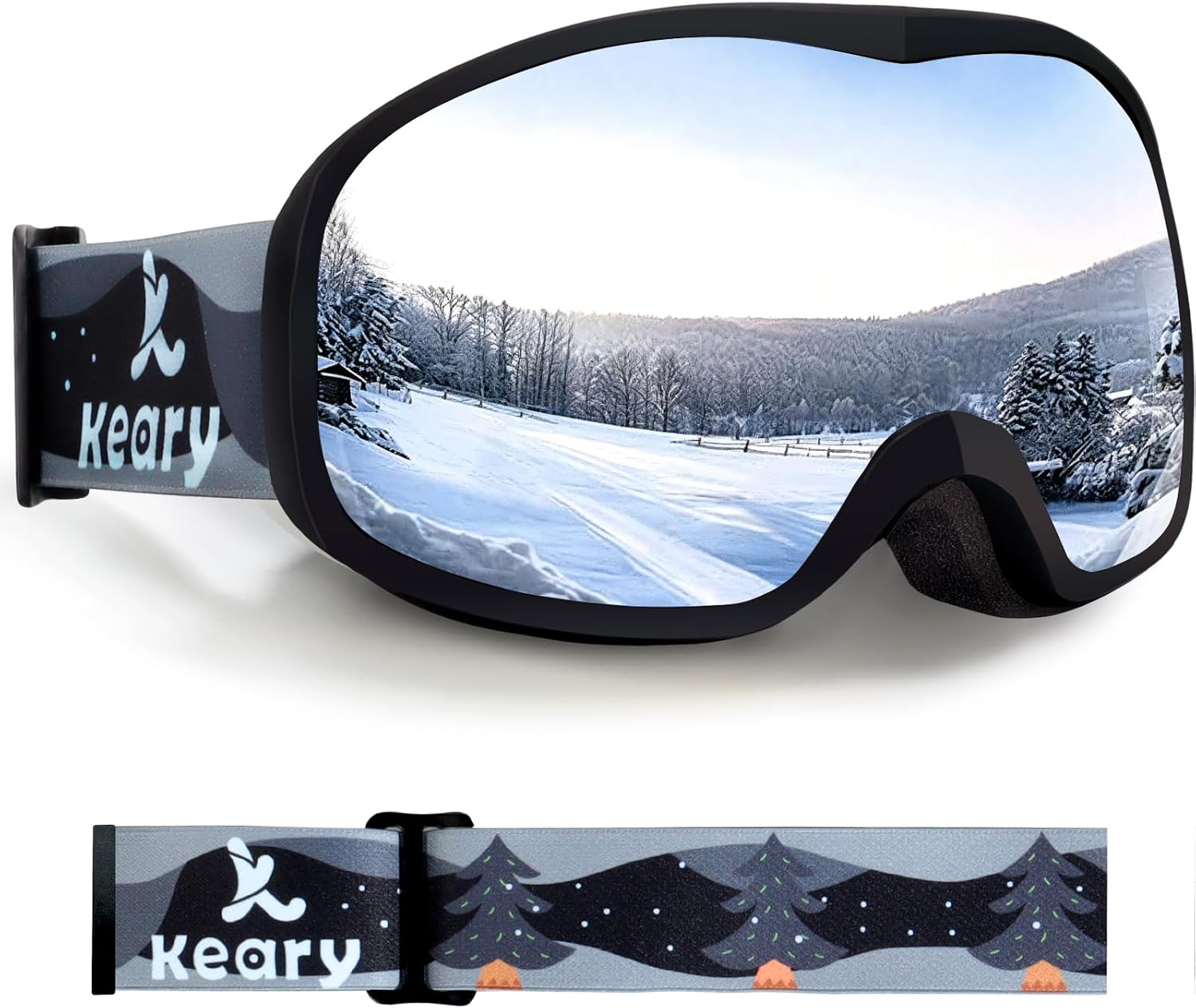 50% Off Keary Kids Ski Goggles: Affordable Snow Gear for Boys & Girls Ages 3-14