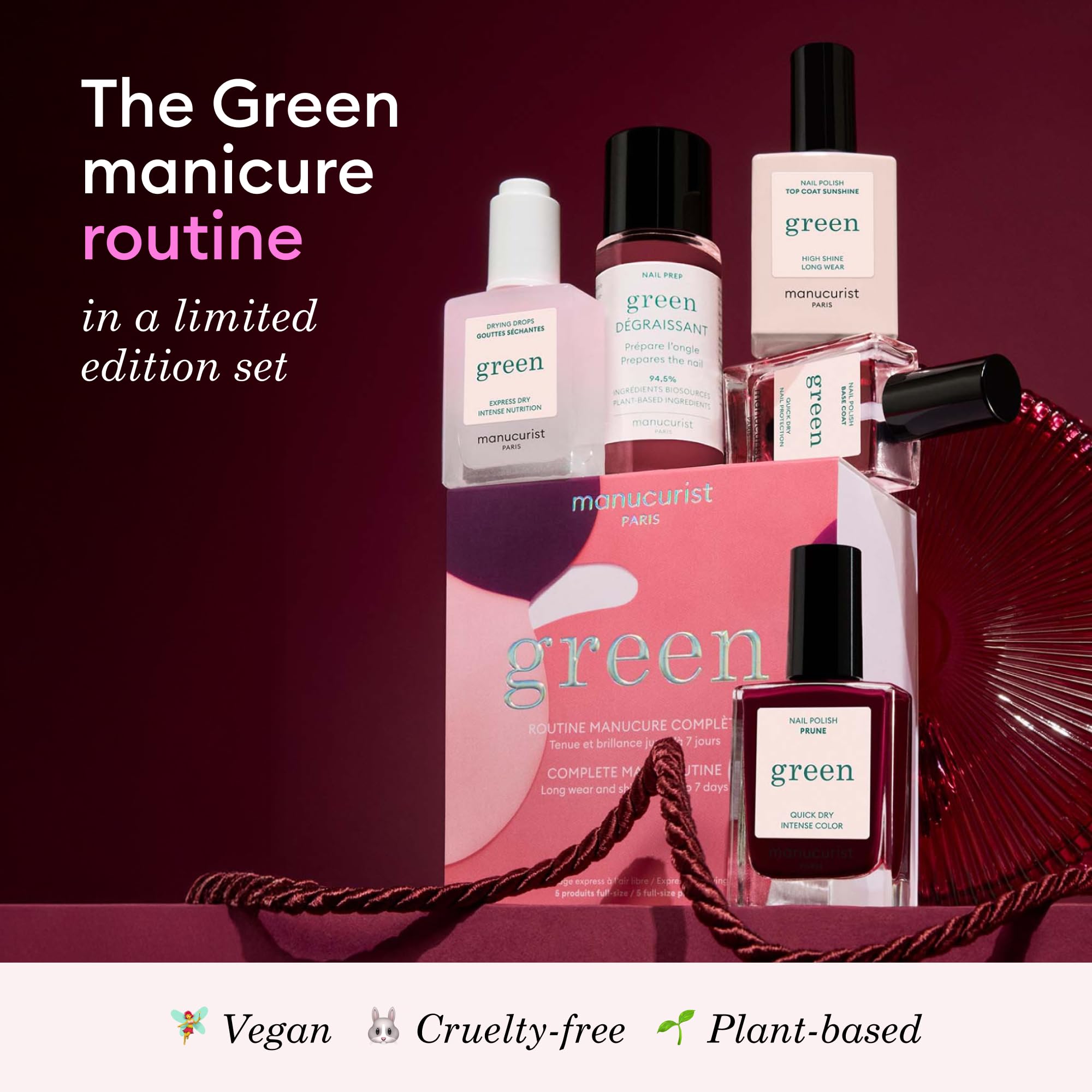 Amazon.com : Manucurist Green™ System Set with Plum - Professional