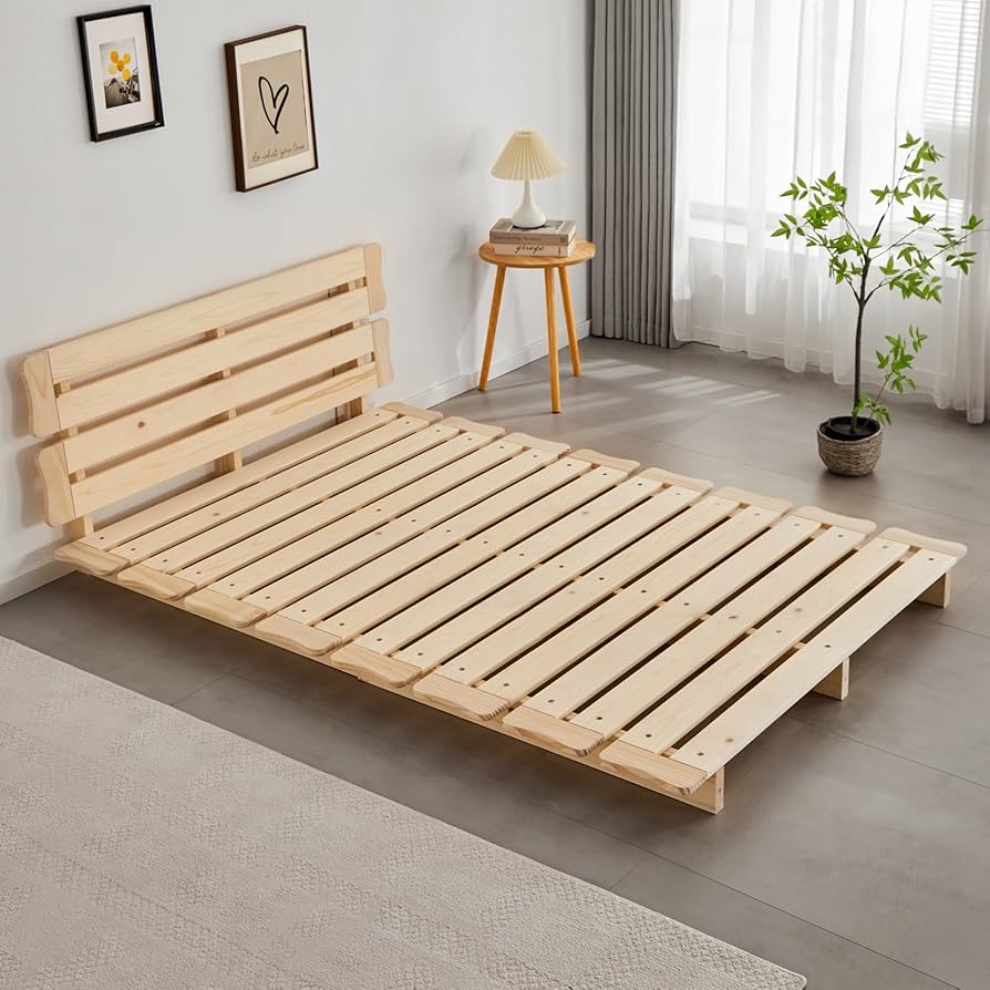 Amazon｜喜之木 ベッドフレーム ダブル すのこ フレーム ダブルベッド