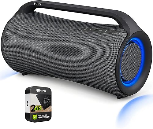 Sony SRSXG500 X-Series - Altavoz inalámbrico portátil Bluetooth (renovado) con paquete de protección mejorada CPS de 2 años