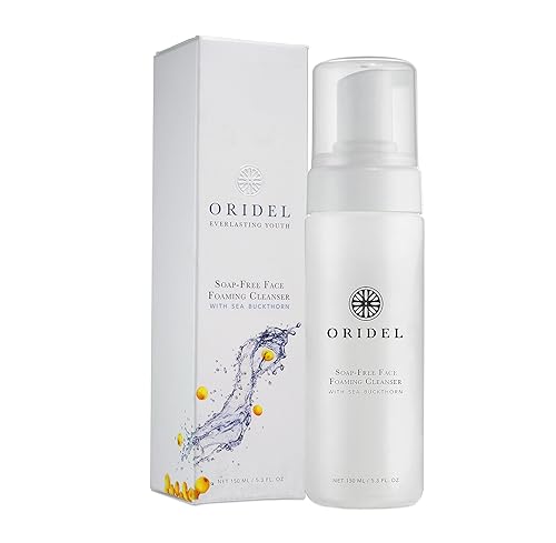 Limpiador facial espumoso sin jabón con espino amarillo