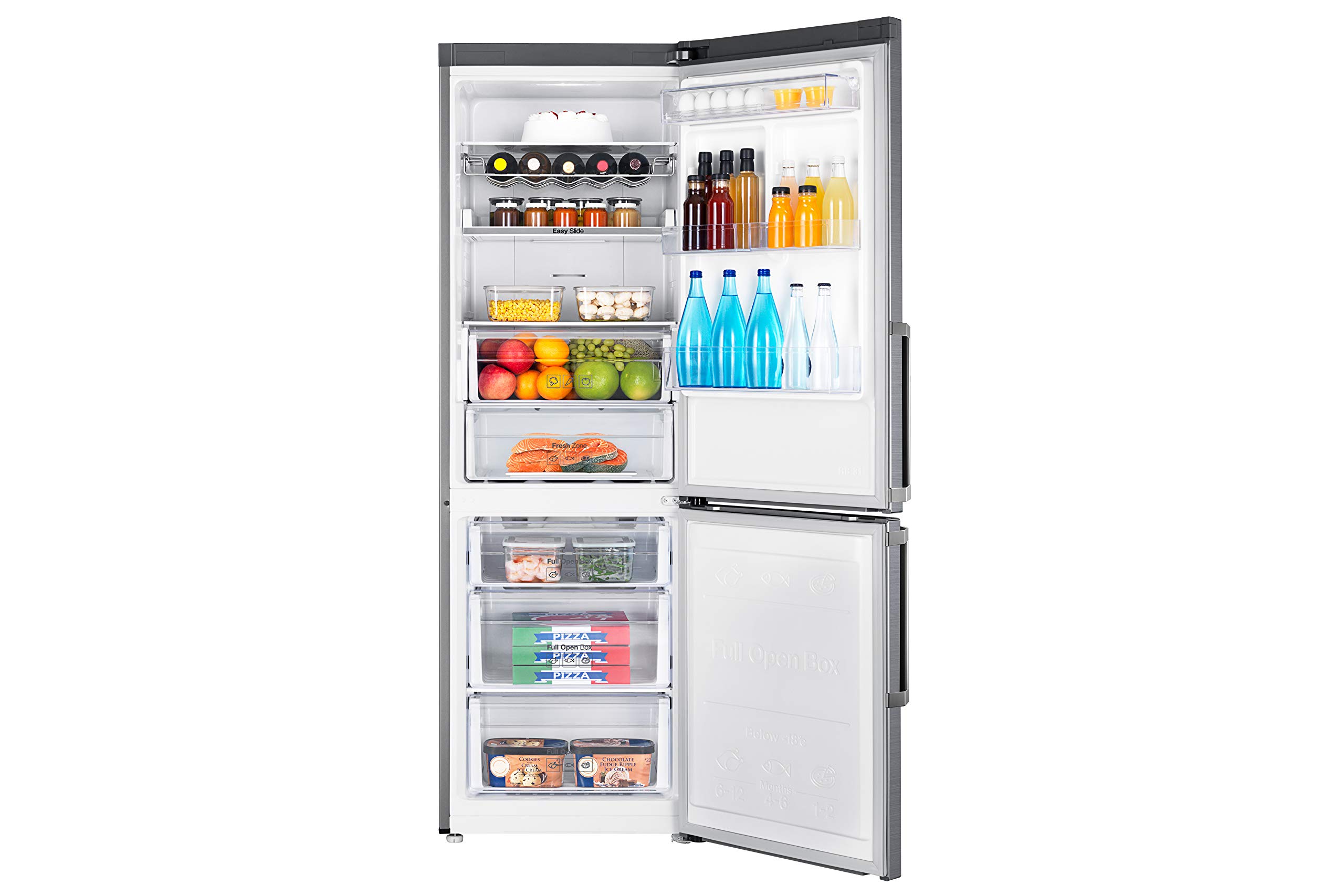 Samsung Household Appliances RB33J3515S9 / EF Réfrigérateur combiné intelligent, 328 L, acier inoxydable