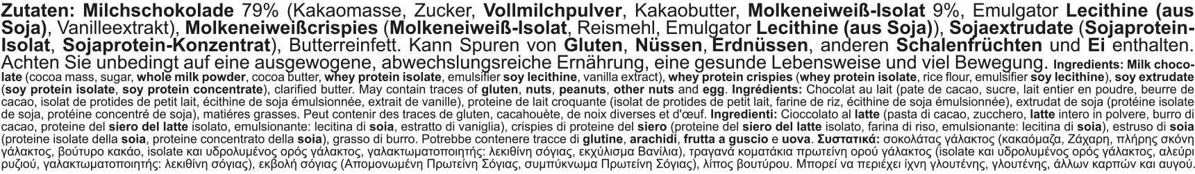 ALL STARS Whey Crisp Protein Riegel 25 x 50g Chocolate – Ansicht 6
