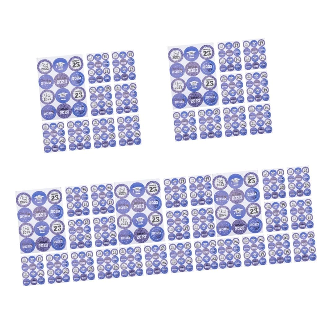 NUOBESTY 100pezzi Adesivi Graduazione Decorativi Per Scuola Etichette Adesive Per Festeggiamenti e Scrapbooking e Materiale Resistente e Facile Da Applicare