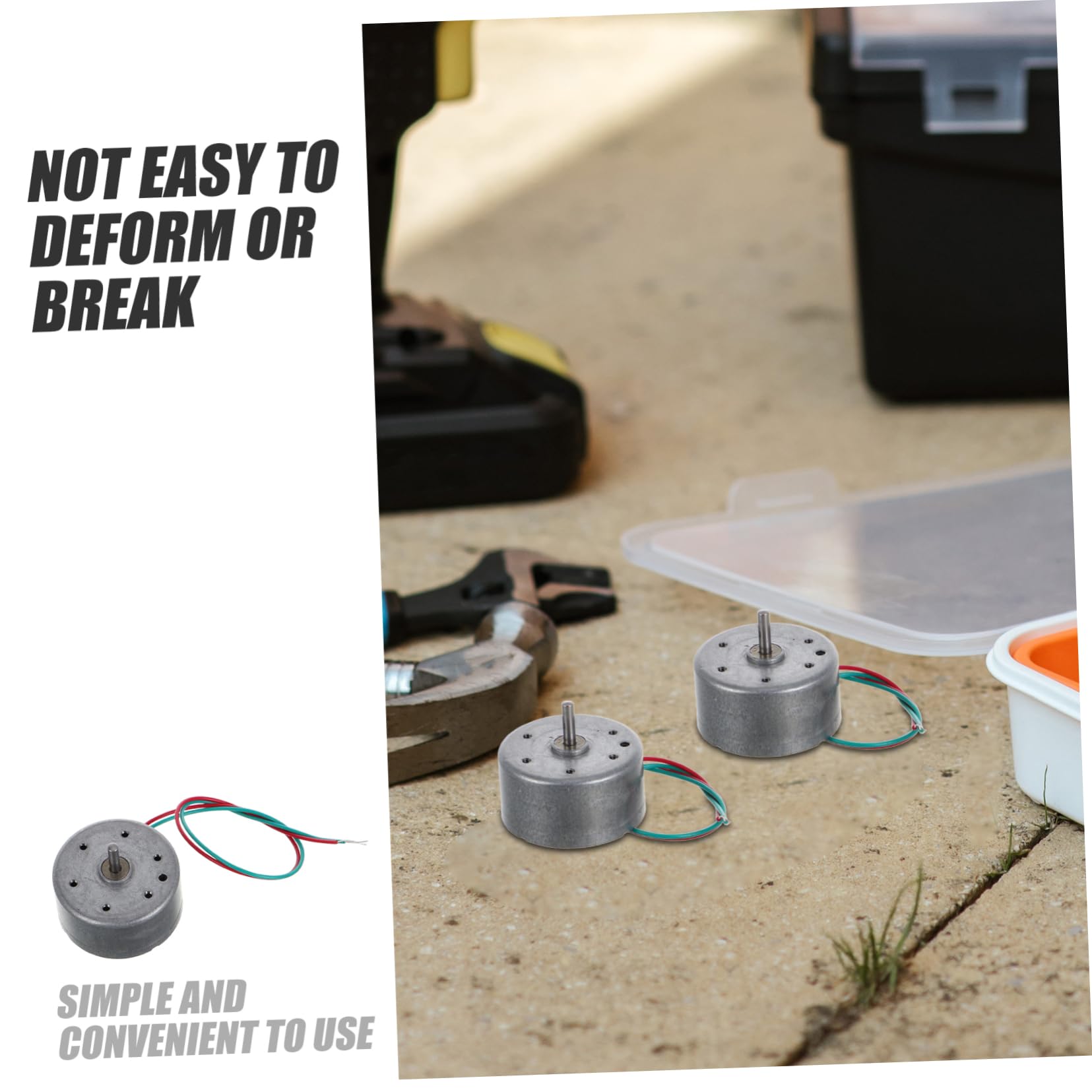 BESPORTBLE Moteur Miniature Solaire Câble Pour Jouets Et Projets Scientifiques, Lot De 20 Pièces, Moteur Électrique Compact Pour Modèles Réduits, Usage Loisirs Créatifs Solaire, Économie D’énergie