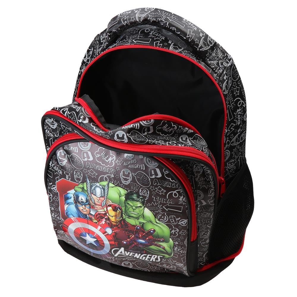 Joumma Marvel Team Avengers Mochila 2 Ruedas Negro 32x45x21 cm PVC 30,24L