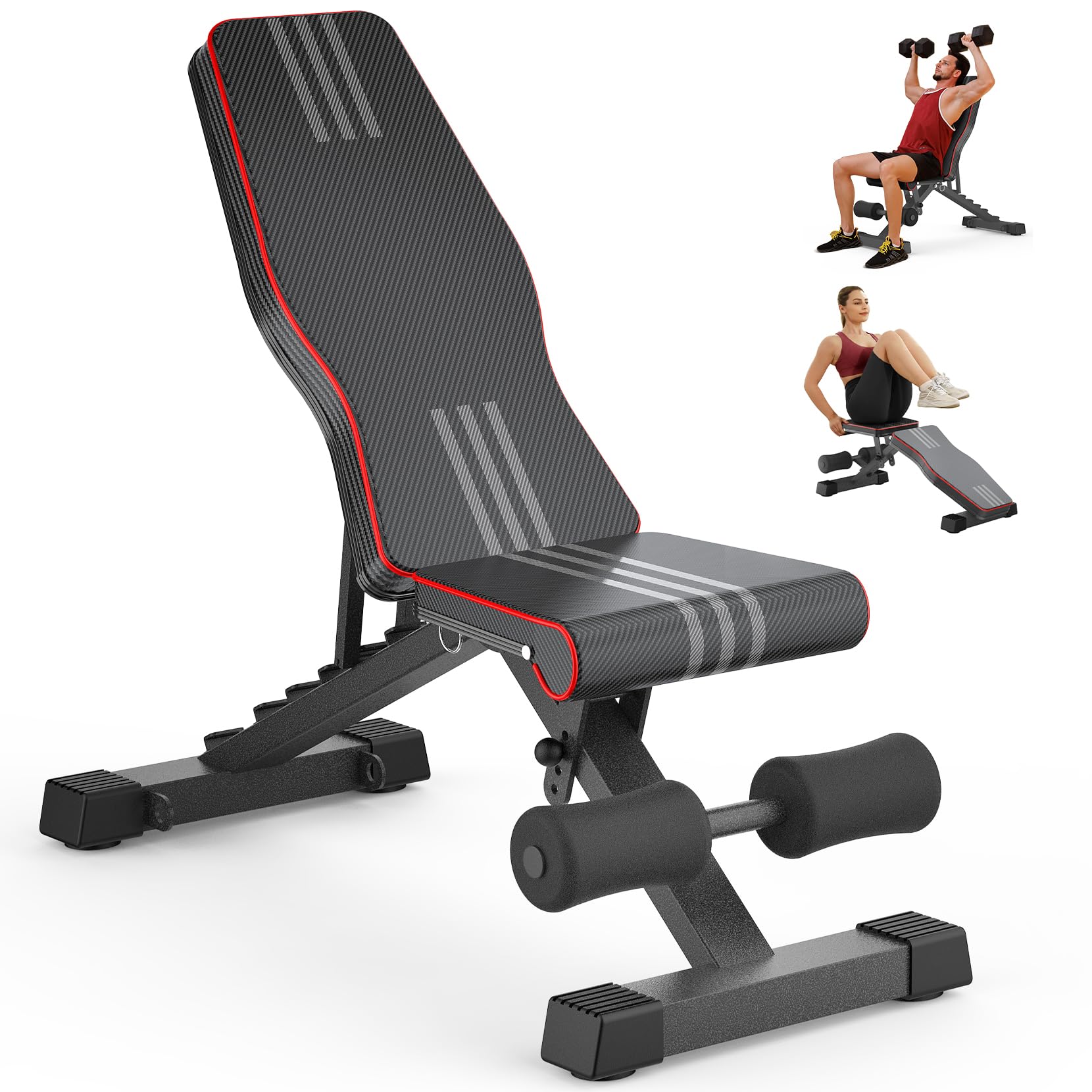Multi-Function Compact Weight Bench Set Home Gym