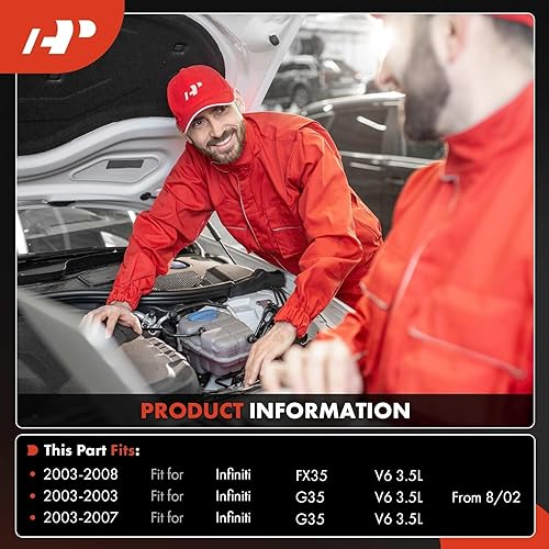 Miniatura 2 de A-Premium Compresor AC con embrague compatible con Infiniti FX35 3.5L 2003-2008, G35 3.5L 2003-2007