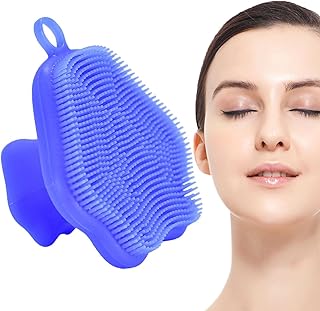 Escova de limpeza facial de silicone | Esfoliante facial de silicone com cabo | Escova de limpeza facial, escova de lavagem facial, escova esfoliante facial, esfoliante facial de silicone para Prachy