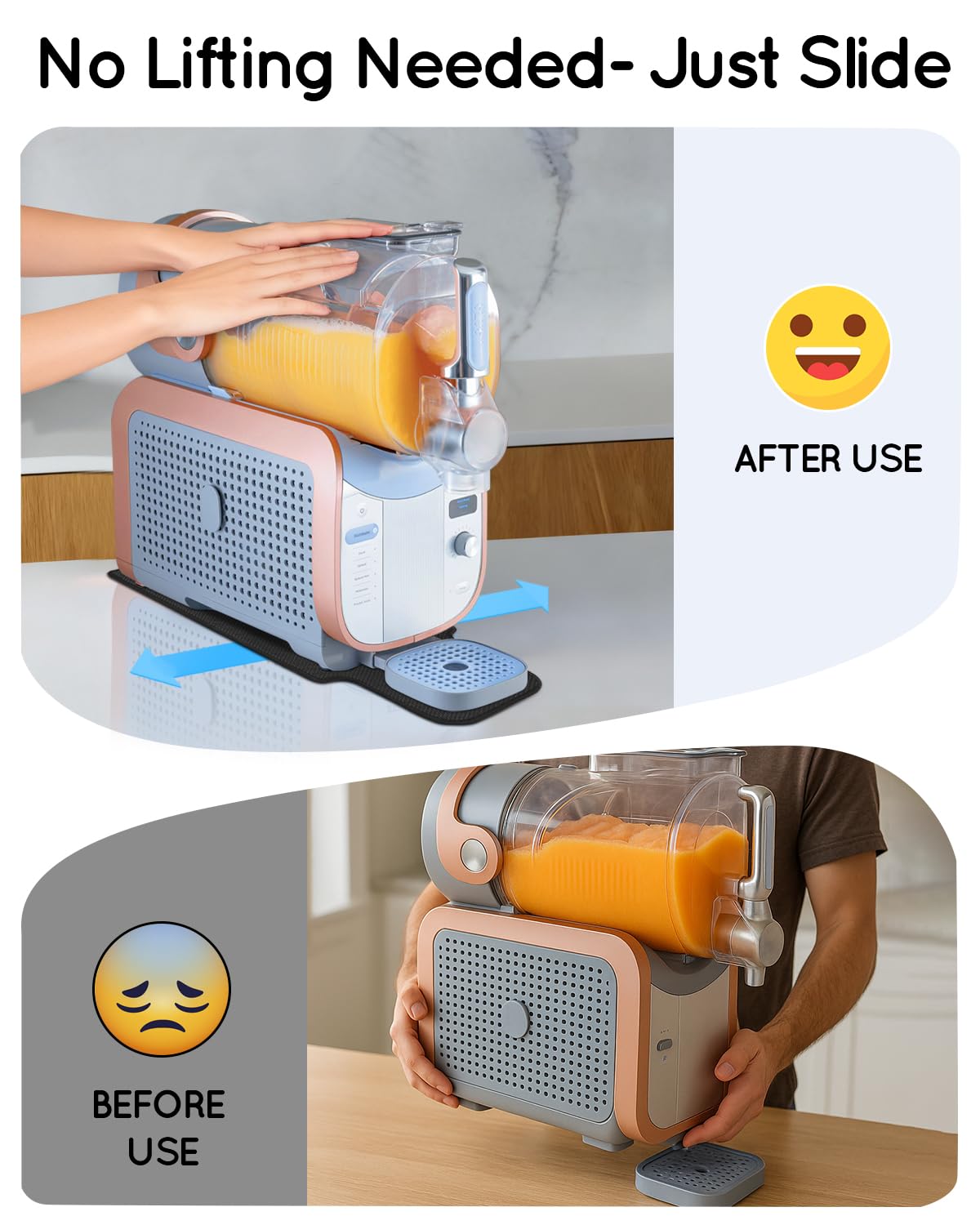 Amazon.com: Sliding Pad for Ninja Slushie Max FS605 Series