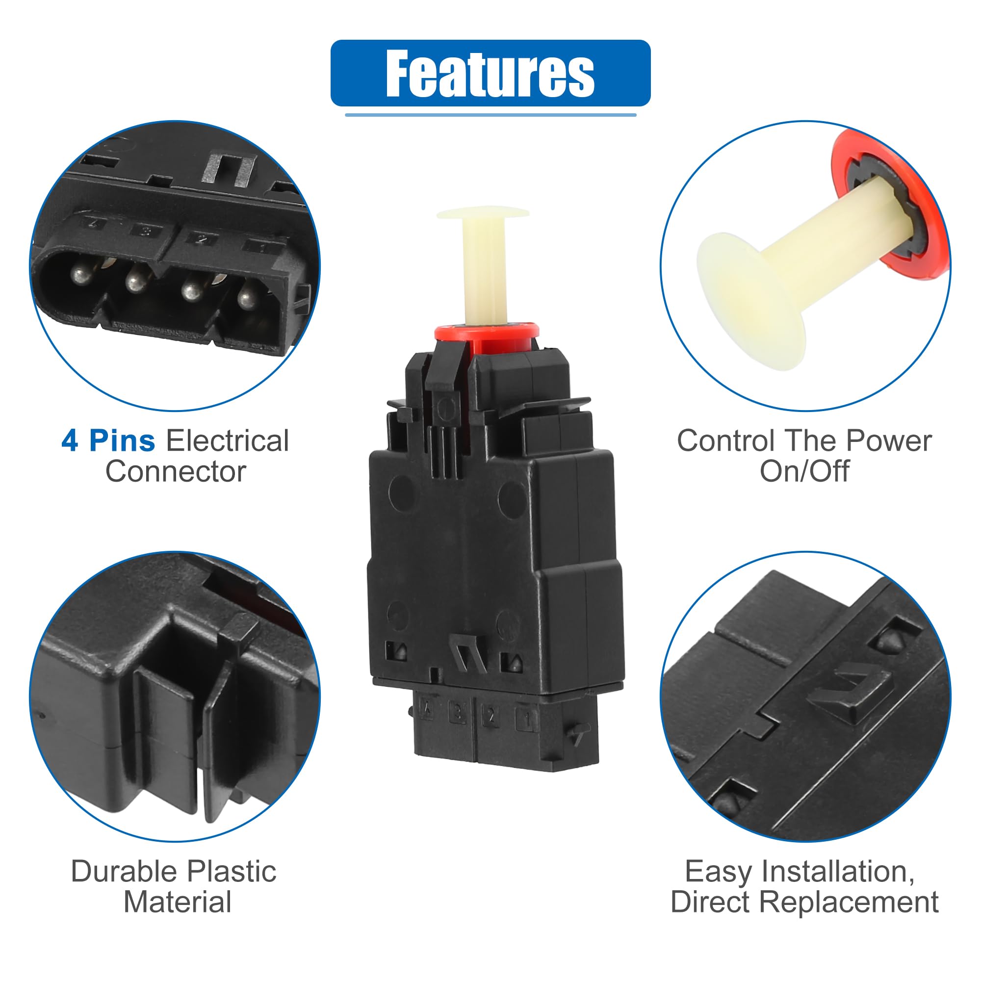 QUARKZMAN Interrupteur De Feu Stop Pour BMW 525I No