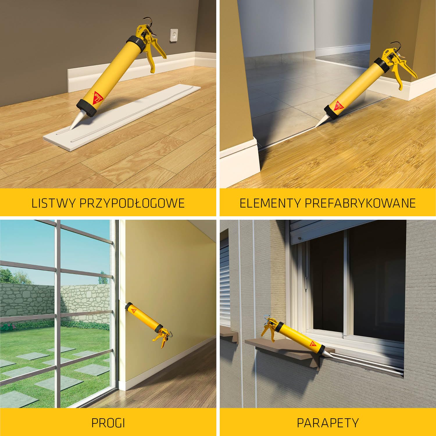 SIKA - Klej uszczelniacz - Sikaflex-11FC Purform - Brązowy - 300ml | Uniwersalny klej i uszczelniacz - Do wnętrz i na zewnątrz - Przyczepność do wielu podłoży
