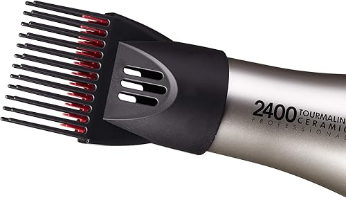 Miniatura 7 de RED by Kiss - Secador de pelo con tecnología de cerámica turmalina 2400, secador de pelo profesional, brillo máximo, secado rápido, ajustes