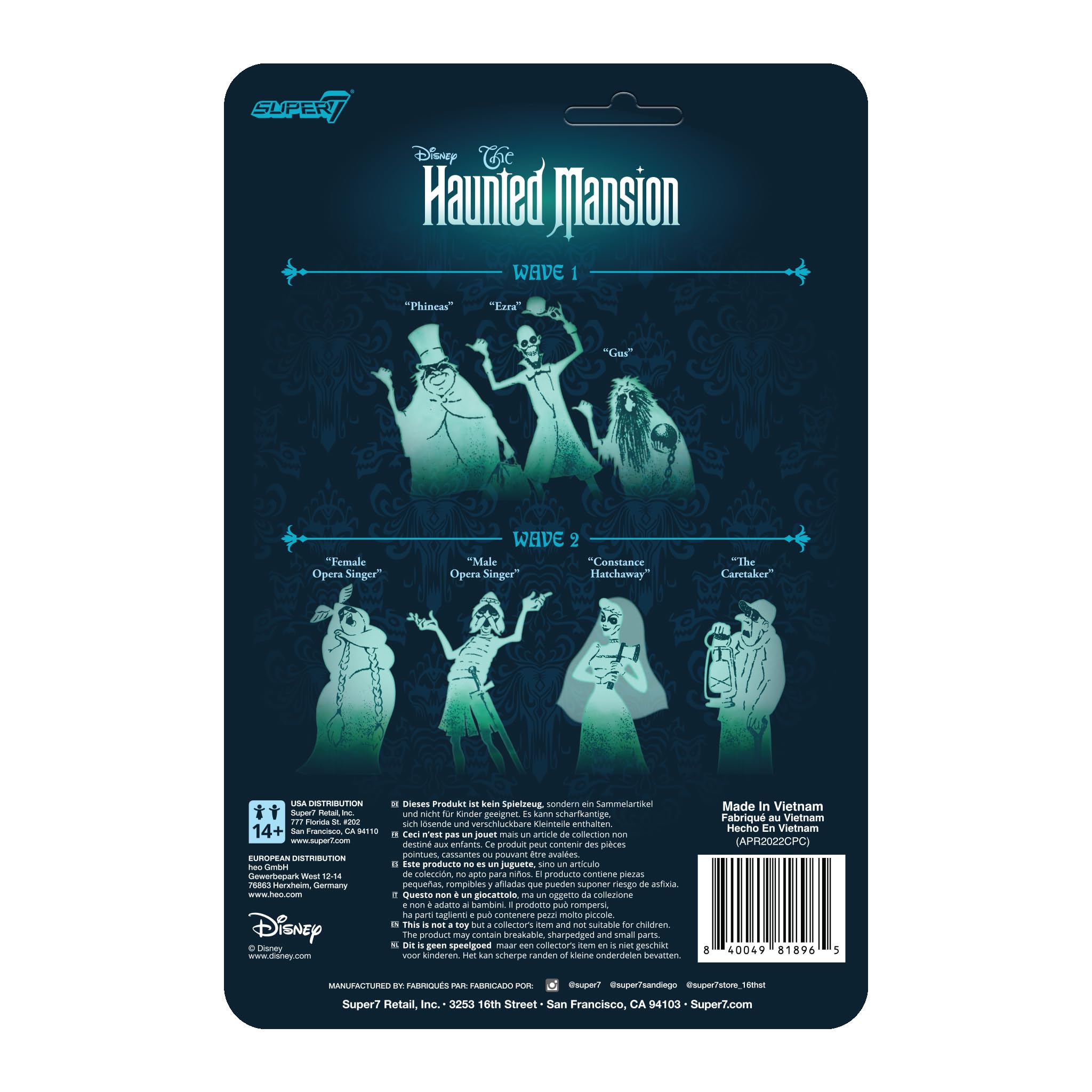 Amazon.com: Super7 Haunted Mansion Caretaker - 3.75 in Reaction