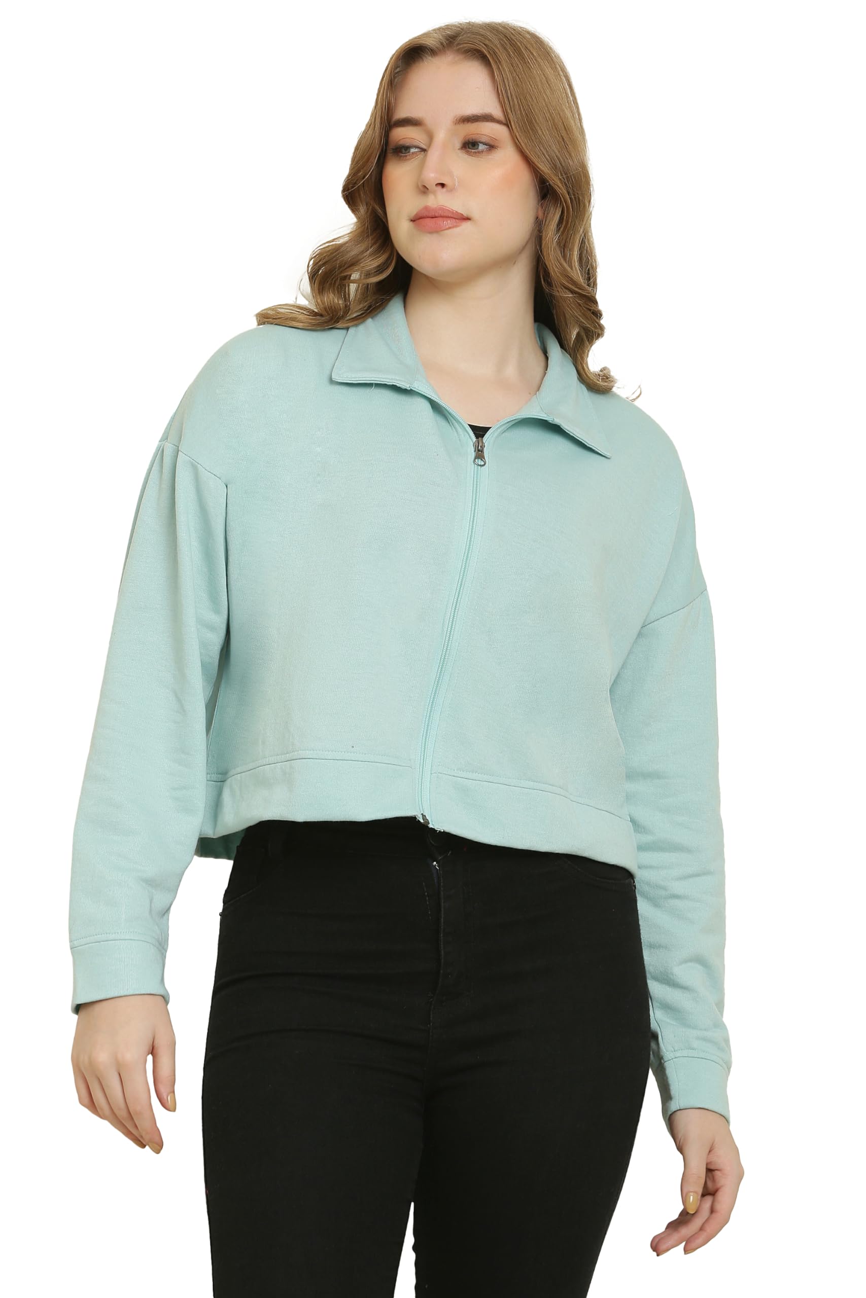 CANIVERSAL Crop Jacket for Women and Girls | FULL SLEEVES | PLUS SIZE | 3XL - 10XL | (11COLOURS)-picture-37