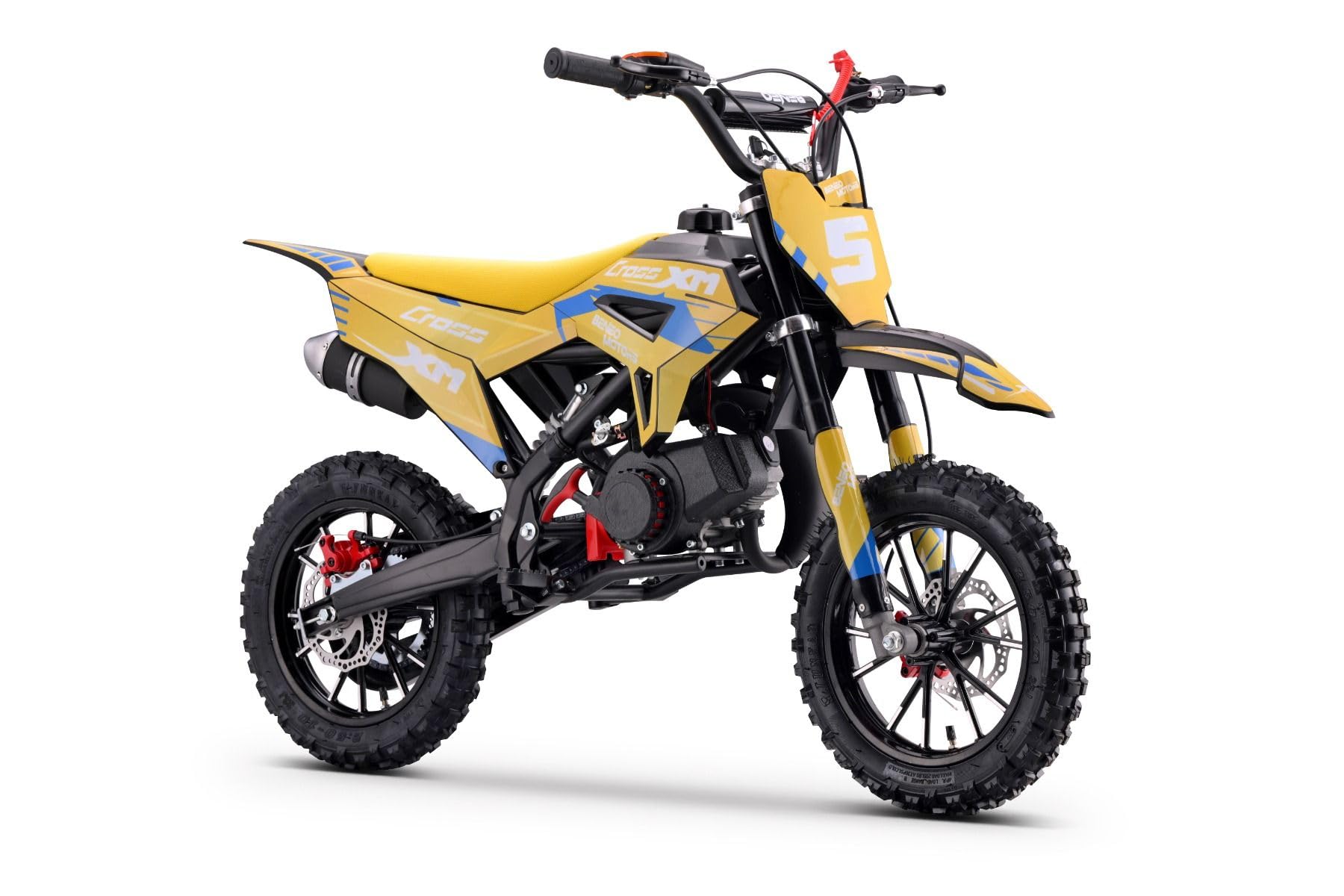 Motocross per bambini Beneo Motors CROSS XM Giallo - 50cc
