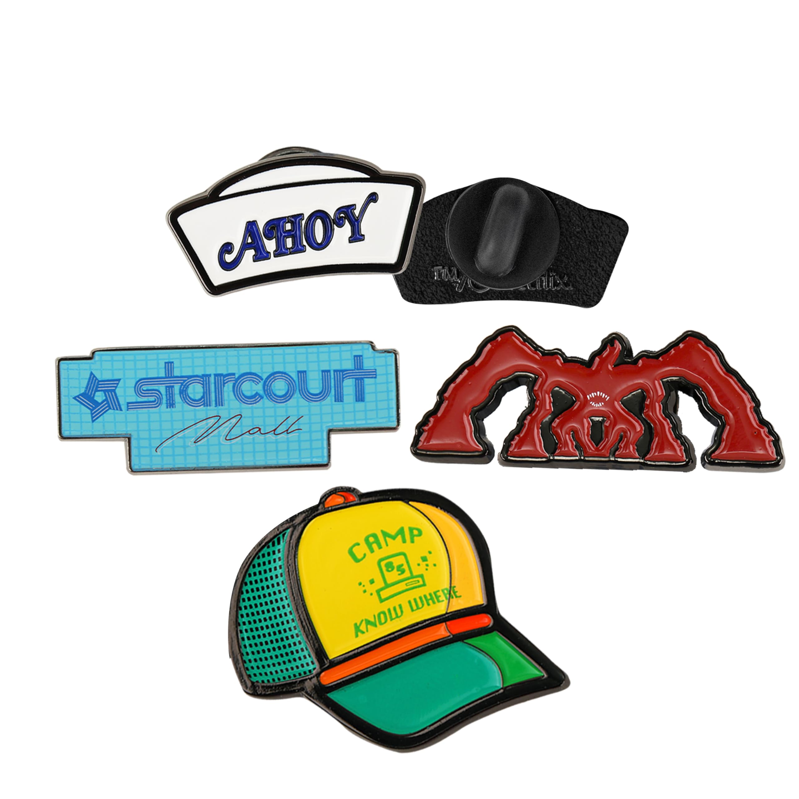 Pin set of 4  Stranger Things Season 3 4895205618084