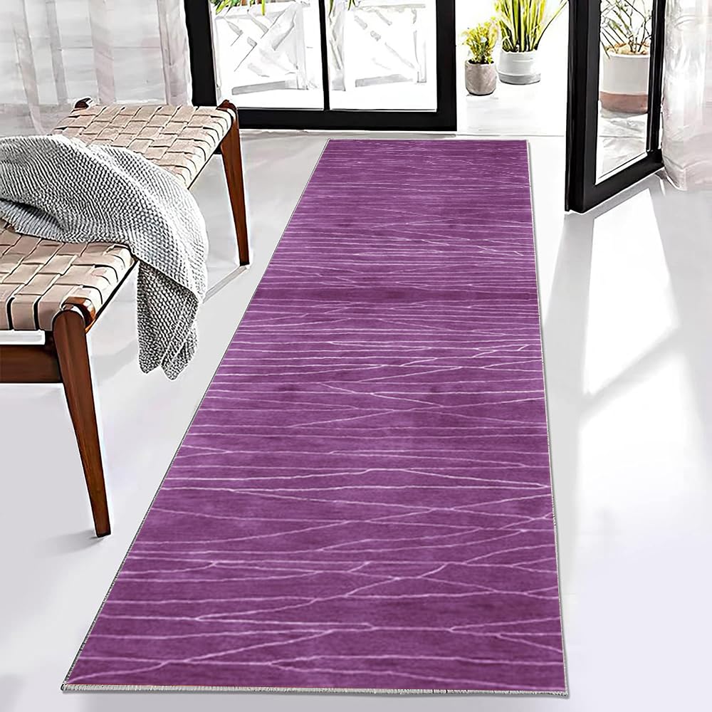 Tappeto Da Cucina Runner 3,4 Mt - Colorato Moderno Antiscivolo - 90x340 Cm - Lavabile In Lavatrice