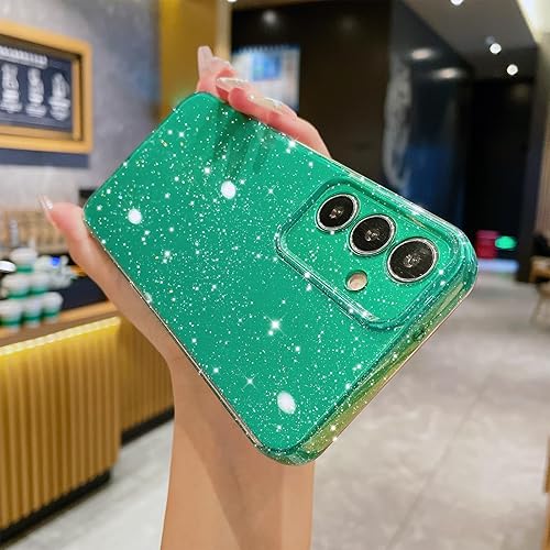 Miniatura 5 de OWLSTAR Funda para Samsung Galaxy S24 Plus S24+ de 6.7 pulgadas, bonita cubierta de teléfono brillante con purpurina para mujeres y niñas (plateado)