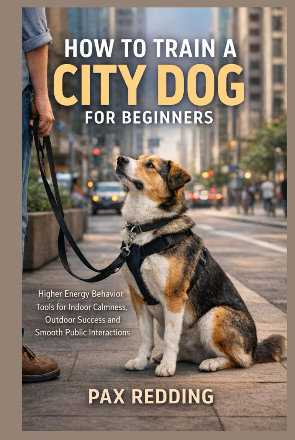 HOW TO TRAIN A CITY DOG FOR BEGINNERS: Higher Energy Behavior Tools for Indoor Calmness, Outdoor Success and Smooth Public Interactions