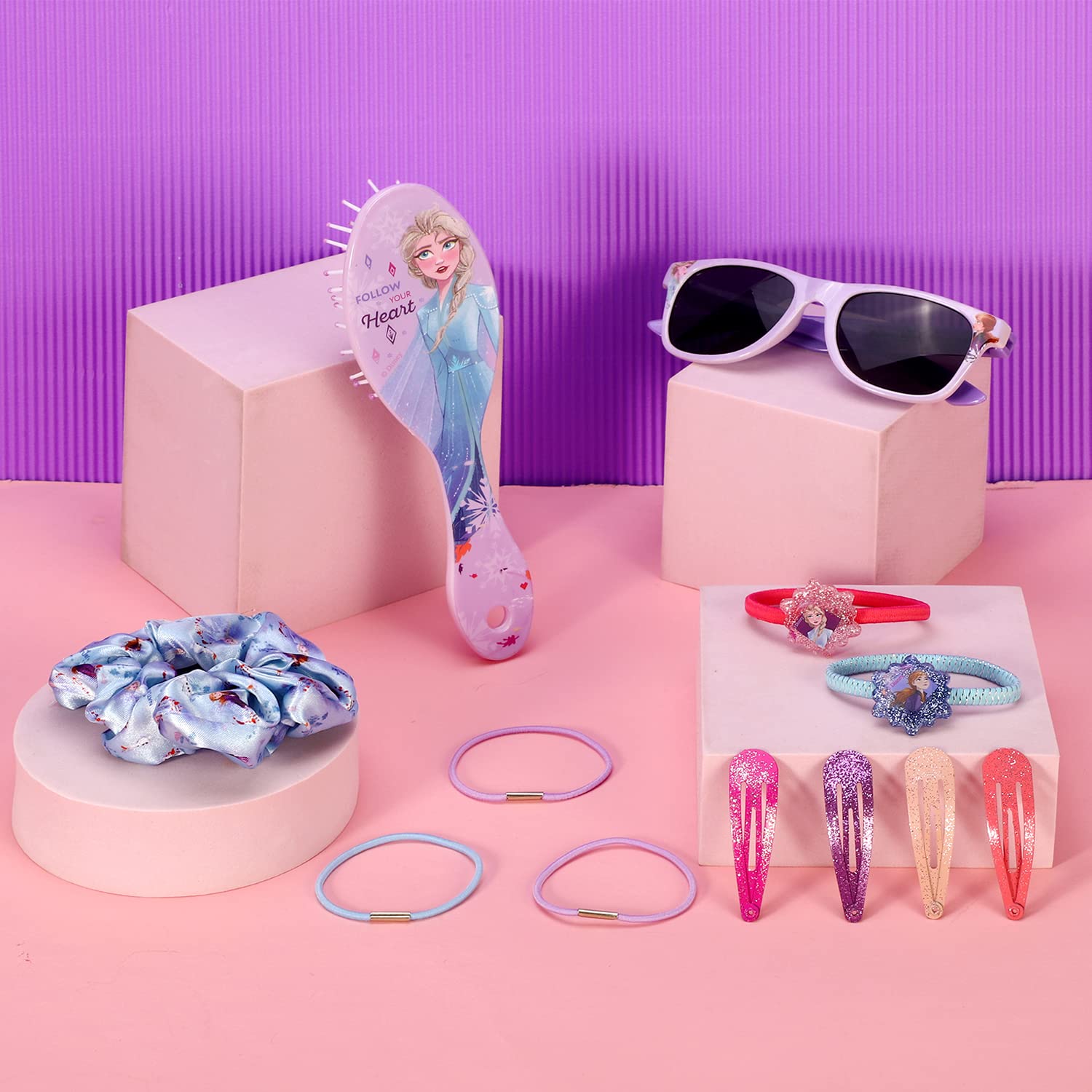 12pc Sunglasses Set Disney Stitch 12pc Girls Kids Sunglasses Hair Accessories  main image 2