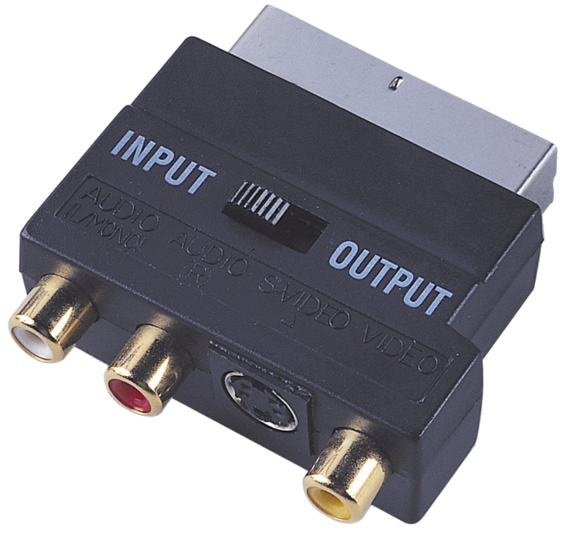 Euroconector macho Scart Adaptor SVHS Socket T114A conector vídeo 2