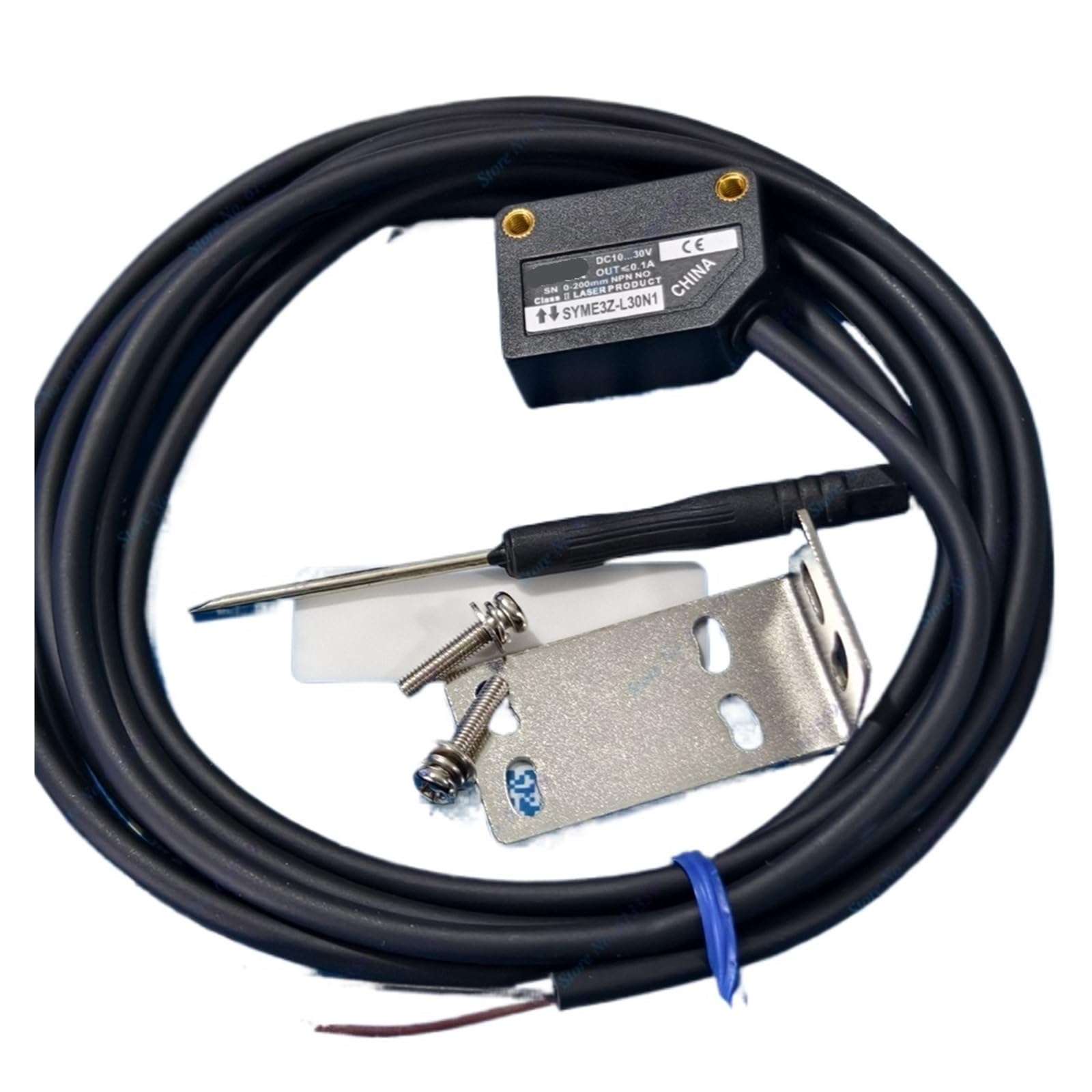 JHPWKRMU SYME3Z-L30N1 Sensor hotoelectric Switch NPN NO 200mm 12-24VDC 200mA(SYME3Z-L30N1 NPN NO)
