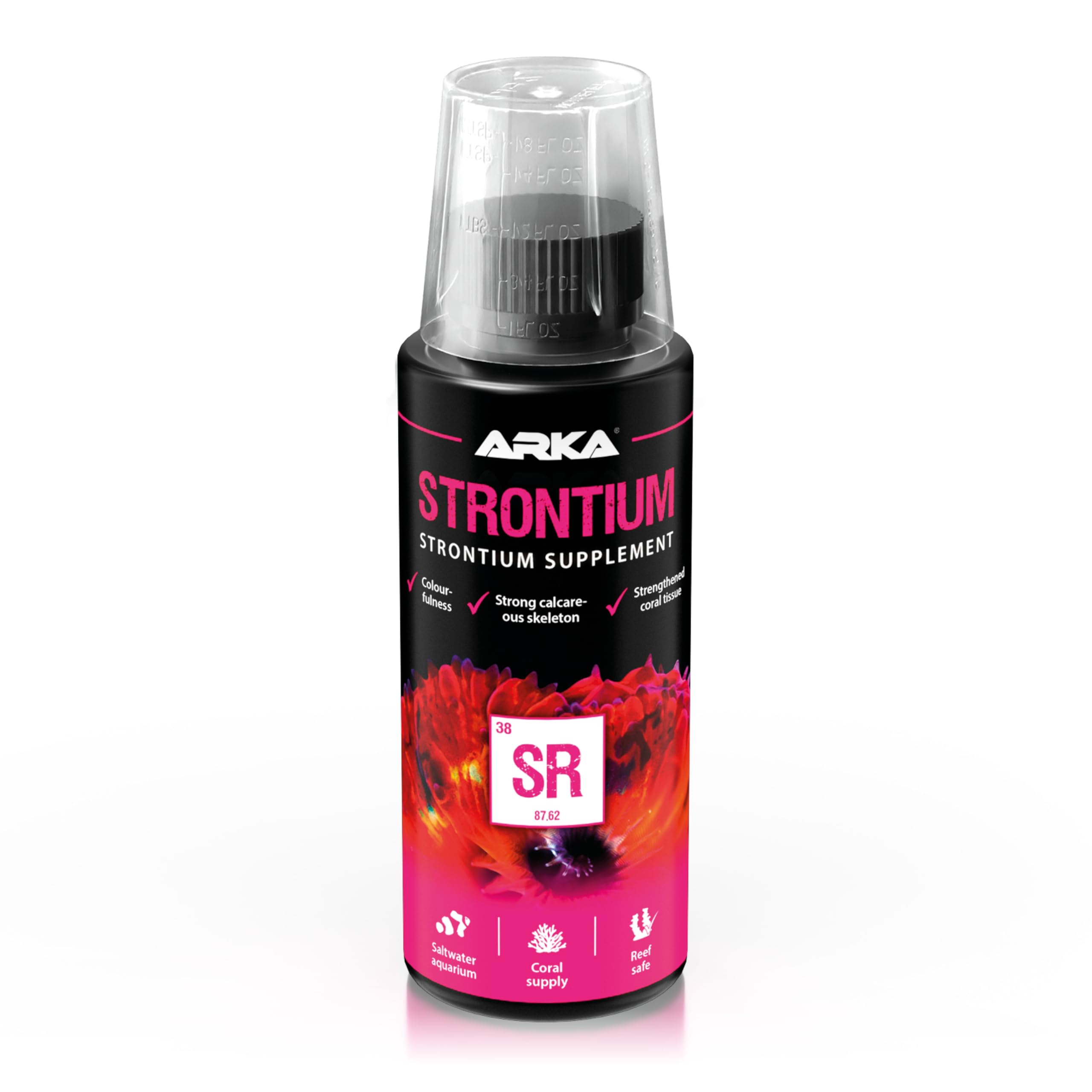 ARKA - strontium additive in premium quality for any sea water aquarium very yield, 118 ml, multicoloured, 4oz (118ml)