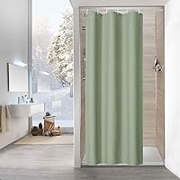 Vista 56 de MitoVilla - Cortina de ducha de tela de nido de abeja burdeos, cortinas de ducha con textura de nido de abeja modernas para decoración de lujo